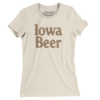 Iowa Beer Women's T-Shirt-Allegiant Goods Co. Vintage Sports Apparel