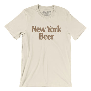 New York Beer Men/Unisex T-Shirt-Allegiant Goods Co. Vintage Sports Apparel
