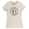 New York State Quarter Women's T-Shirt-Natural-Allegiant Goods Co. Vintage Sports Apparel
