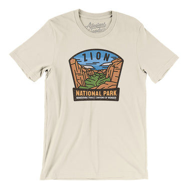 Zion National Park Badge Men/Unisex T-Shirt-Allegiant Goods Co. Vintage Sports Apparel