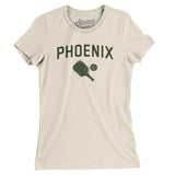 Phoenix Pickleball Women's T-Shirt-Natural-Allegiant Goods Co. Vintage Sports Apparel