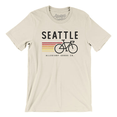 Seattle Cycling Men/Unisex T-Shirt-Allegiant Goods Co. Vintage Sports Apparel