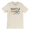 Seattle Cycling Men/Unisex T-Shirt-Natural-Allegiant Goods Co. Vintage Sports Apparel