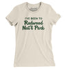 I've Been To Redwood National Park Women's T-Shirt-Natural-Allegiant Goods Co. Vintage Sports Apparel