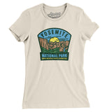 Yosemite National Park Badge Women's T-Shirt-Natural-Allegiant Goods Co. Vintage Sports Apparel