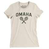 Omaha Tennis Women's T-Shirt-Natural-Allegiant Goods Co. Vintage Sports Apparel