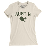 Austin Pickleball Women's T-Shirt-Natural-Allegiant Goods Co. Vintage Sports Apparel