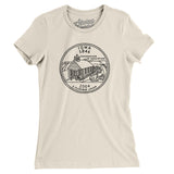 Iowa State Quarter Women's T-Shirt-Natural-Allegiant Goods Co. Vintage Sports Apparel