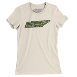 Tennessee Golf Course Map Women's T-Shirt-Natural-Allegiant Goods Co. Vintage Sports Apparel