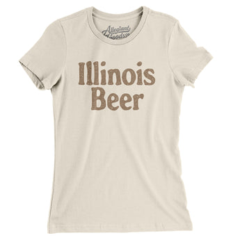 Illinois Beer Women's T-Shirt-Allegiant Goods Co. Vintage Sports Apparel