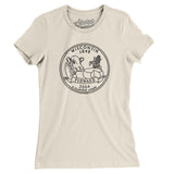 Wisconsin State Quarter Women's T-Shirt-Allegiant Goods Co. Vintage Sports Apparel