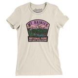 Mt. Rainier National Park Badge Women's T-Shirt-Natural-Allegiant Goods Co. Vintage Sports Apparel
