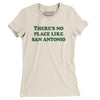 There's No Place Like San Antonio Women's T-Shirt-Natural-Allegiant Goods Co. Vintage Sports Apparel