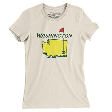 Washington Golf Women's T-Shirt-Allegiant Goods Co. Vintage Sports Apparel