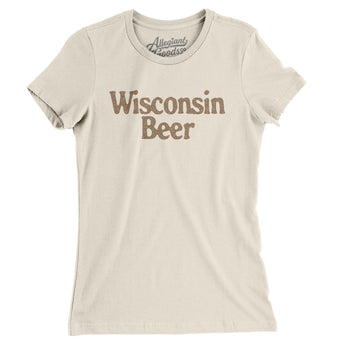 Wisconsin Beer Women's T-Shirt-Allegiant Goods Co. Vintage Sports Apparel
