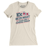 10 Cent Beer Night Women's T-Shirt-Allegiant Goods Co. Vintage Sports Apparel