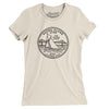 Rhode Island State Quarter Women's T-Shirt-Natural-Allegiant Goods Co. Vintage Sports Apparel