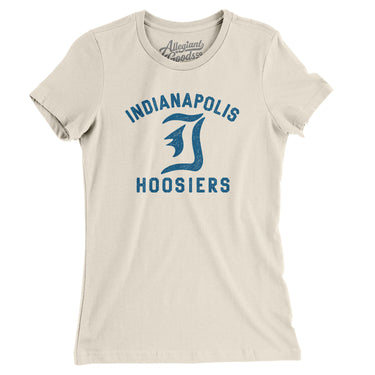 Indianapolis Hoosiers Women's T-Shirt-Allegiant Goods Co. Vintage Sports Apparel