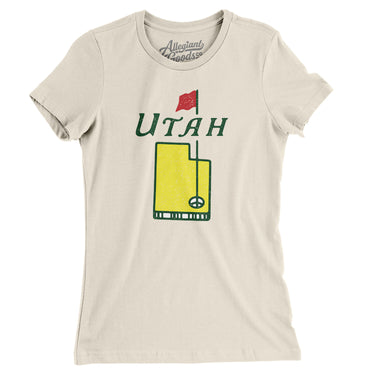 Utah Golf Women's T-Shirt-Natural-Allegiant Goods Co. Vintage Sports Apparel