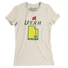 Utah Golf Women's T-Shirt-Natural-Allegiant Goods Co. Vintage Sports Apparel