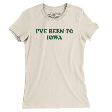 I've Been To Iowa Women's T-Shirt-Allegiant Goods Co. Vintage Sports Apparel