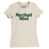 Maryland Weed Women's T-Shirt-Allegiant Goods Co. Vintage Sports Apparel