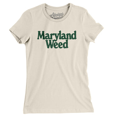 Maryland Weed Women's T-Shirt-Allegiant Goods Co. Vintage Sports Apparel