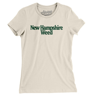 New Hampshire Weed Women's T-Shirt-Natural-Allegiant Goods Co. Vintage Sports Apparel