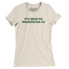 I've Been To Washington Dc Women's T-Shirt-Natural-Allegiant Goods Co. Vintage Sports Apparel