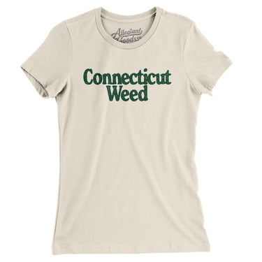 Connecticut Weed Women's T-Shirt-Allegiant Goods Co. Vintage Sports Apparel
