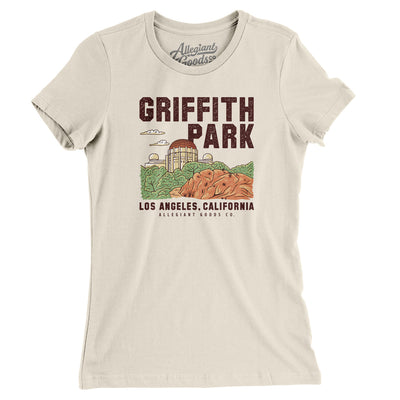 Griffith Park Women's T-Shirt-Natural-Allegiant Goods Co. Vintage Sports Apparel