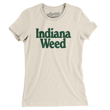 Indiana Weed Women's T-Shirt-Natural-Allegiant Goods Co. Vintage Sports Apparel