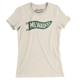 Milwaukee Pennant Women's T-Shirt-Natural-Allegiant Goods Co. Vintage Sports Apparel