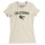 California Pickleball Women's T-Shirt-Natural-Allegiant Goods Co. Vintage Sports Apparel