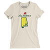 Alabama Golf Women's T-Shirt-Natural-Allegiant Goods Co. Vintage Sports Apparel