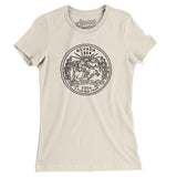 Nevada State Quarter Women's T-Shirt-Natural-Allegiant Goods Co. Vintage Sports Apparel