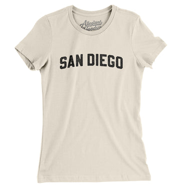 San Diego Varsity Women's T-Shirt-Allegiant Goods Co. Vintage Sports Apparel