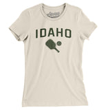 Idaho Pickleball Women's T-Shirt-Natural-Allegiant Goods Co. Vintage Sports Apparel