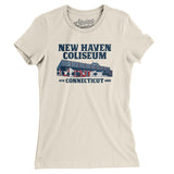New Haven Coliseum Women's T-Shirt-Allegiant Goods Co. Vintage Sports Apparel
