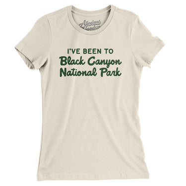 I've Been To Black Canyon National Park Women's T-Shirt-Allegiant Goods Co. Vintage Sports Apparel