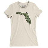 Florida Golf Course Women's T-Shirt-Natural-Allegiant Goods Co. Vintage Sports Apparel