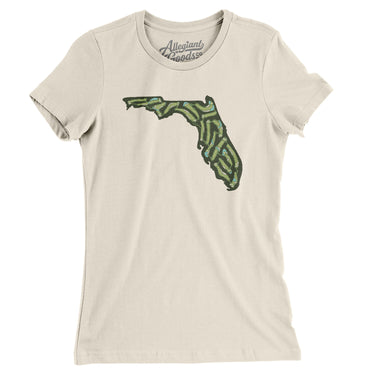 Florida Golf Course Women's T-Shirt-Natural-Allegiant Goods Co. Vintage Sports Apparel