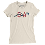 Atlanta Ga Overprinted Women's T-Shirt-Allegiant Goods Co. Vintage Sports Apparel