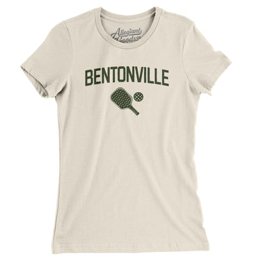 Bentonville Pickleball Women's T-Shirt-Natural-Allegiant Goods Co. Vintage Sports Apparel