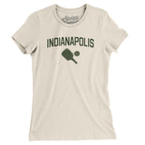 Indianapolis Pickleball Women's T-Shirt-Natural-Allegiant Goods Co. Vintage Sports Apparel