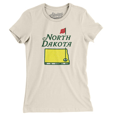 North Dakota Golf Women's T-Shirt-Allegiant Goods Co. Vintage Sports Apparel