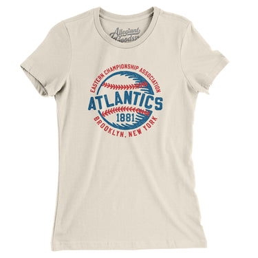 Brooklyn Atlantics Women's T-Shirt-Allegiant Goods Co. Vintage Sports Apparel