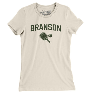Branson Pickleball Women's T-Shirt-Natural-Allegiant Goods Co. Vintage Sports Apparel