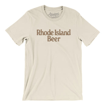 Rhode Island Beer Men/Unisex T-Shirt-Allegiant Goods Co. Vintage Sports Apparel