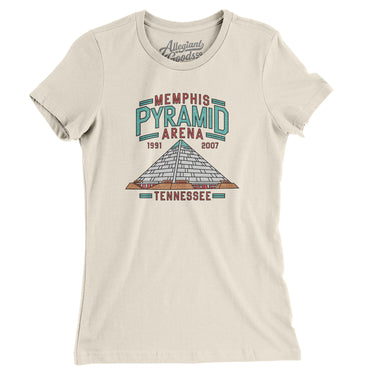 Memphis Pyramid Arena Women's T-Shirt-Allegiant Goods Co. Vintage Sports Apparel